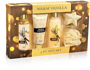 Freida & Joe Fragrance Bath & Body Collection Gift Box, Includes Shower Gel, Body Lotion, Body Scrub, Bath Bomb & Sponge (...