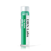SPF 15 Mineral Sunscreen Lip Balm - Vegan and Cruelty Free Broad Spectrum UVA/UVB Lip Care - lemon and mint scent - for Hy...