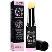 VELAMO ADVANCED Retinol Eye Stick: Retinol Eye Cream for Dark Circles and Puffiness with 1% Bakuchiol and Caffeine - Visib...