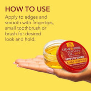 Creme of Nature with Argan Oil From Morocco Perfect Edges Hair Gel, 24 Hour Hold with Moisture and Exotic Shine, Extra Fir...