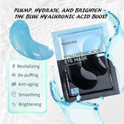 Under Eye Patches (8 Pairs), Hyaluronic Acid Eye Masks for Dark Circles Puffy Eyes Undereye Bags, Collagen Eye Patches for...