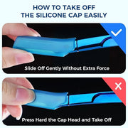 ZOMCHI Eyebrow Razor, Face Razors for Women&Men, Eyebrow Trimmer with Protective Silicone Cap, Dermaplane Razor-Easy&Safe ...