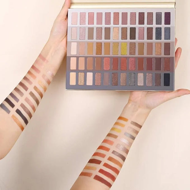 UCANBE 60 Colors Naked Eyeshadow Palette, Warm Neutral