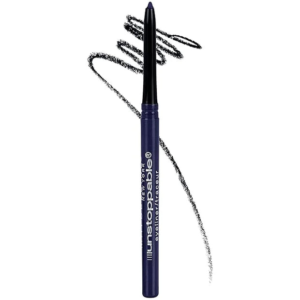 Maybelline Unstoppable Waterproof Mechanical Blue Eyeliner Pencil, Easy to Apply, Smooth Glide, Up to 24 Hour Wear, Sapphi...