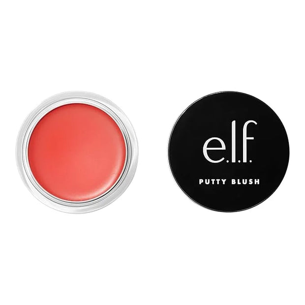 e.l.f. Putty Blush, Creamy & High-Pigment Formula For A Natural Glow, Delivers A Semi-Matte & Powder Finish, Vegan & Cruel...