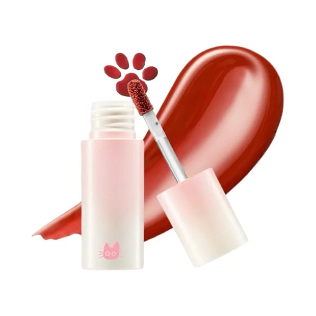 Chewy Lip Glaze, High Shine Lip Gloss, Korean Beauty (GZ06 Sweet Chili, 3.5 grams) - Product Image