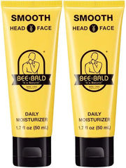 Bee Bald SMOOTH Daily Moisturizer Hydrates & Tones Away Fine Lines, Wrinkles and Dry Patches; Helps Control Oil & Shine to...