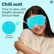 Polyester Eye Mask Cooling Gel With Beads For Dark Circles, Dry Eyes, Cooling Eyes, Redness, Eye Patches Eye Cooling Gel P...