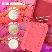 NYX PROFESSIONAL MAKEUP Buttermelt Powder Blush, Fade and Transfer-Resistant Blush, Up to 12HR Make Up Wear, Vegan Formula...