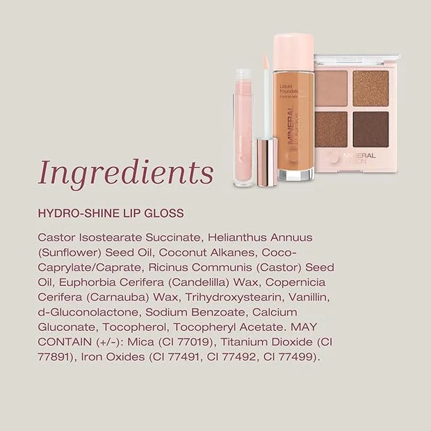 Mineral Fusion Hydro-Shine Lip Gloss, Kyoto, 0.15 Ounces - Product Image