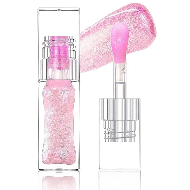 QrBxa 1 PCS Color Changing Lip Oil,Moisturizing Color Changing Lip Gloss,Non-sticky Nourishing Repairing Primer Lip Tint -...