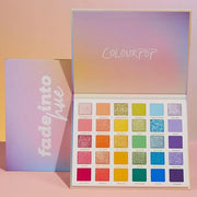 ColourPop Fade Into Hue Eyeshadow Palette - Multi-Color Eye Makeup Palette with Matte, Metallic & Glitter Finishes - High-...