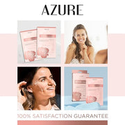 Azure Cosmetics Rose & Collagen Hydrating Under Eye Pads - Anti Aging, Revitalizing & Moisturizing Eye Mask Patches - Redu...