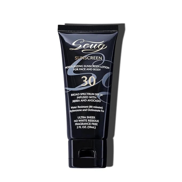 Sunscreen Black Girl (2 Fl. Oz), Face & Body Moisturizing Sunscreen Lotion SPF 30, For Melanin Rich Skin,No White Residue,...