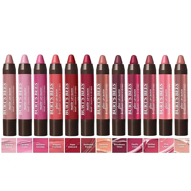 Burt's Bees 100% Natural Moisturizing Gloss Lip Crayon, Pink Lagoon - 1 Crayon - Product Image