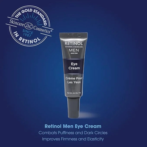 Retinol Men’s Eye Cream – The Original Retinol Eye Treatment For Men – Targets Under-Eye Area to Reduce Puffiness & Dark C...