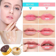 Bee Lip Balm Honey Pot, Honey Exfoliator