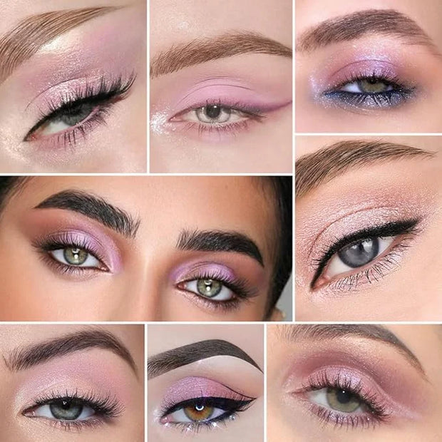 16Colors Light Purple Pink Brown Nude Basics Matte Eyeshadow Palette,Eye Shadow Travel Makeup Palette all in one Long Last...