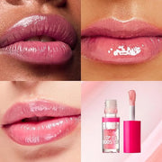 Ruby Kisses Lip Oil Booster, Hydrating Lip Gloss with Nourishing Natural Oil Blend, Jumbo Wand for Easy Application, Non-S...