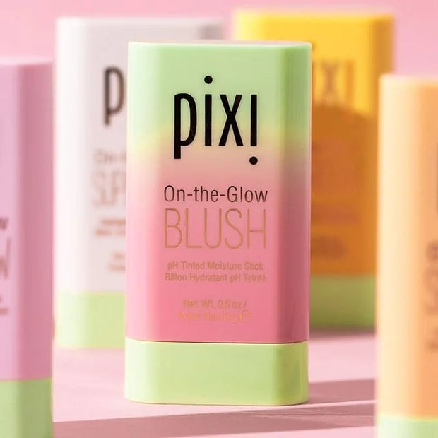 Pixi On-the-Glow Blush - CheekTone, pH Reactive Hydrating Tinted Moisture Blush Stick with Ginseng, Aloe Vera & Fruit Extr...