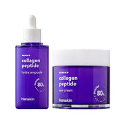 Hanskin Collagen Peptide Duo: Hydra Ampoule + Eye Cream for Firming, Wrinkle Care, and Deep Hydration - Product Image