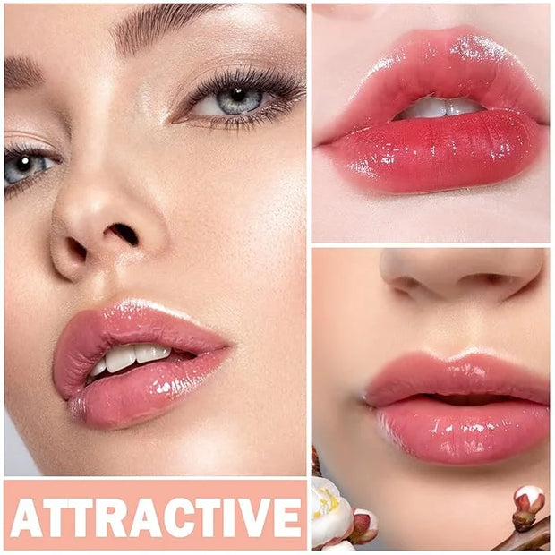 CAHIUYOA Light Lipgloss 6PCS Lip Gloss Set,Nude Pink Lip Gloss Kit Shine Glossy and Moisturizing,Lip Plumping Lip Gloss Pa...