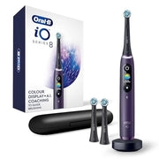 Oral-B iO Series 8 Electric Toothbrush with 2 Replacement Brush Heads, Violet Ametrine - Product Image