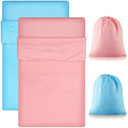 Irenare 2 Pcs Self Tanning Sleep Sack Self Tanning Sheets Protector Self Tan Sleep Bag Protect Sheets from Self Tanner Tra...