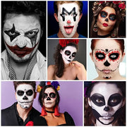3 Colors Black White Red Face Body Paint