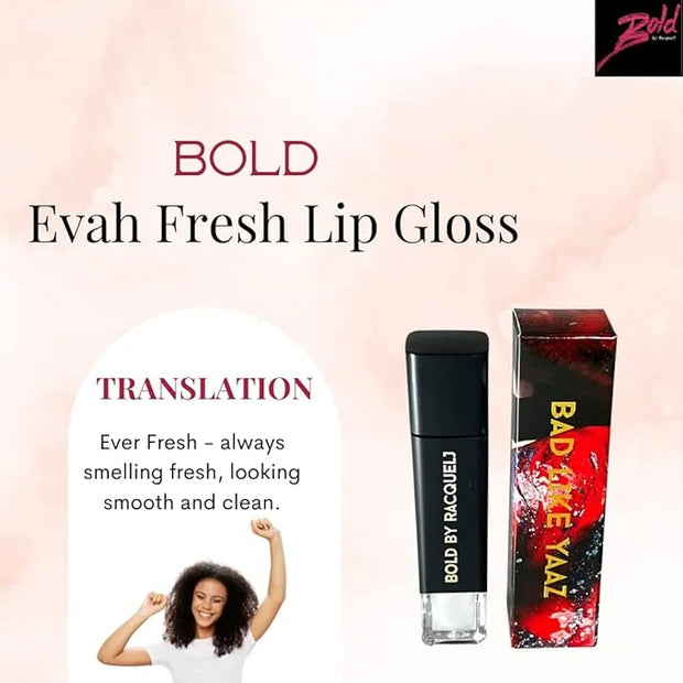 Highly Pigmented Clear Lip Gloss | Ultra Hi Beam Gloss Effect, Hydrating, Non-Sticky, Long Lasting, Cruelty Free - Bad Lik...