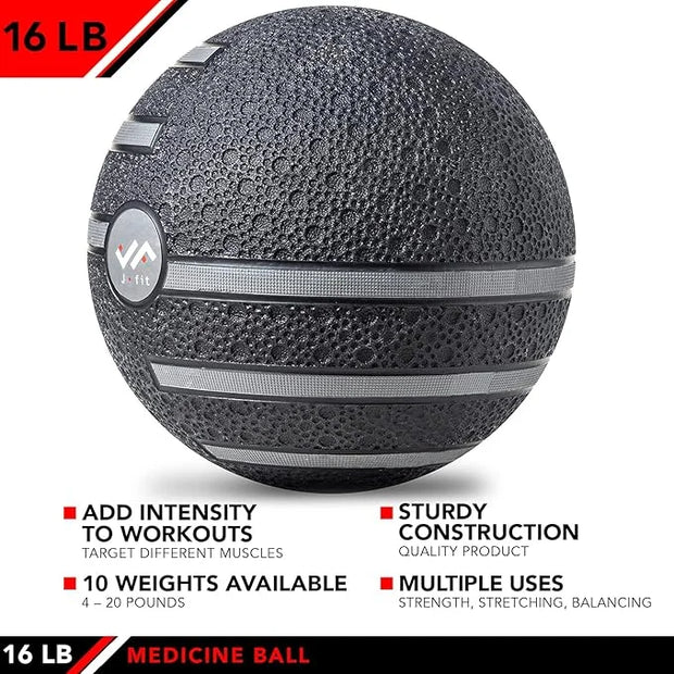 JFIT Medicine Exercise Ball with Dual Texture - Product Image