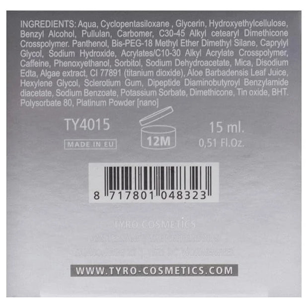 Tyro Hypnotic Radiance Eye Cream - Unique Platinum Water Complex - With Delicate Hydrogel Which Restores The Skin Natural ...