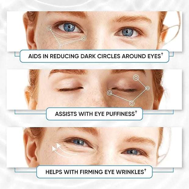 Under Eye Patches for Puffy Eyes, Dark Circles, Dull Skin - Natural Moisturizing Support - Help with Wrinkles and Fine Lin...