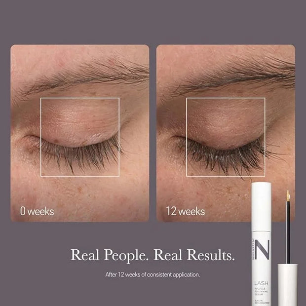 NULASTIN Eyelash Serum & Brow Serum - Lash & Brow Dual System - Eyebrow & Eyelash Enhancing Serums with Keratin & Peptides...