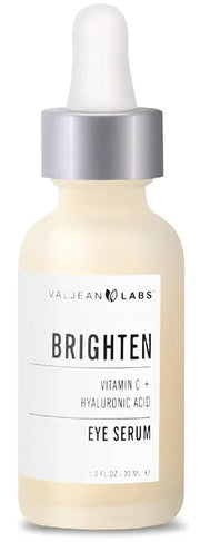 Valjean Labs Brighten Eye Serum with Vitamin C + Hyaluronic Acid | Helps Minimize Dark Circles and Even Skin Tone | Parabe...