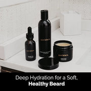 Golden Grooming Co. Everyday Beard Bundle – Complete Beard Care Set | Includes Beard Oil, Balm & Shampoo (Regular, Fresh) ...