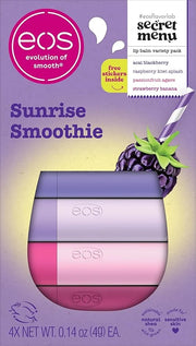 eos Flavor Lab Secret Menu Lip Balm Gift Set - Sunrise Smoothie, Limited-Edition, Moisturizing, Hydrating, Dry Lips, Varie...