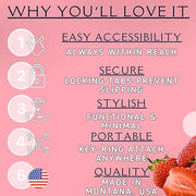 Keychain Holder EOS Lip Balm Stick