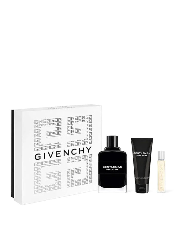 Givenchy Gentleman 3-Piece Gift Set for Men (3.4 Oz Eau De Parfum Spray + 2.5 Oz Shower Gel + 0.42 Oz Eau De Parfum Travel...
