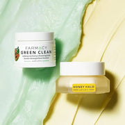 Farmacy Ceramide Face Moisturizer + Cleansing Balm Duo - Travel Size Skin Care Set with Green Clean Makeup Remover Balm + ...