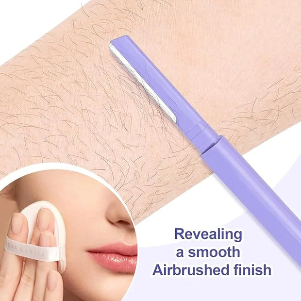 Dermaplane Razor for Women Face & Eyebrow - Dermaplaning Tool for Peach Fuzz Facial Hair Removal,High Precision Blade for ...