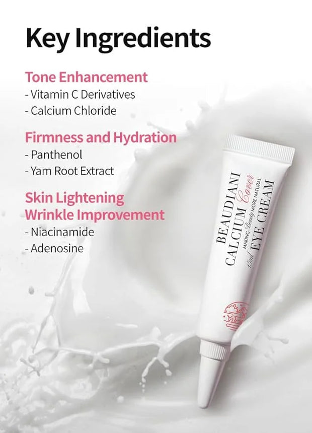 Korean Under Eye Cream – Hydrating Formula for Puffiness, Dark Circles & Fine Lines – Lightweight Eye Treatment for Men & ...
