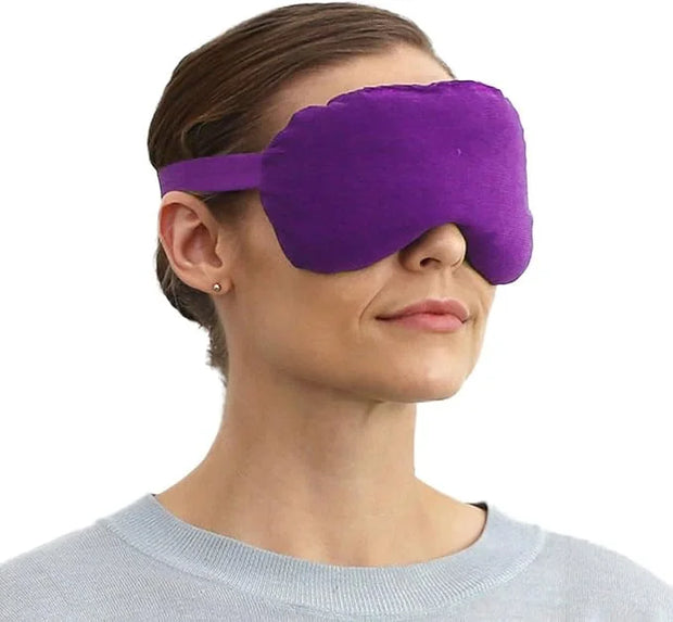 Lavender Lavender Eye Mask Pillow - Weighted Eye Mask for Relaxation, Yoga and Stress Relief - Cold Therapy Lavender Eye M...