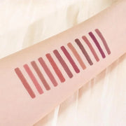 12 Pcs Natural Nude Brown Beige Colors Lip Beige
