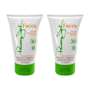 Panama Jack Faces Sunscreen Lotion - SPF 30, Broad Spectrum UVA/UVB Protection, Hypoallergenic, PABA, Paraben, & Gluten Fr...
