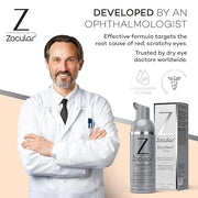 ZocuFoam Eyelid Cleanser - Foaming Eyelid Scrub - Natural pH Balanced Solution - 1.7 FL OZ (50mL) - Product Image