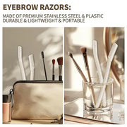 6-Pack Eyebrow Razor for Women | Dermaplane Facial Razor for Face | Hair Trimmer Face Razor for Body Use | Multipurpose Fa...