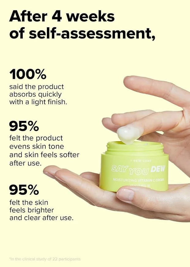 I DEW CARE Vitamin C Face Moisturizer - Say You Dew | Korean Skin Care Routine Panthenol, Niacinamide, Non-irritating, Hyd...