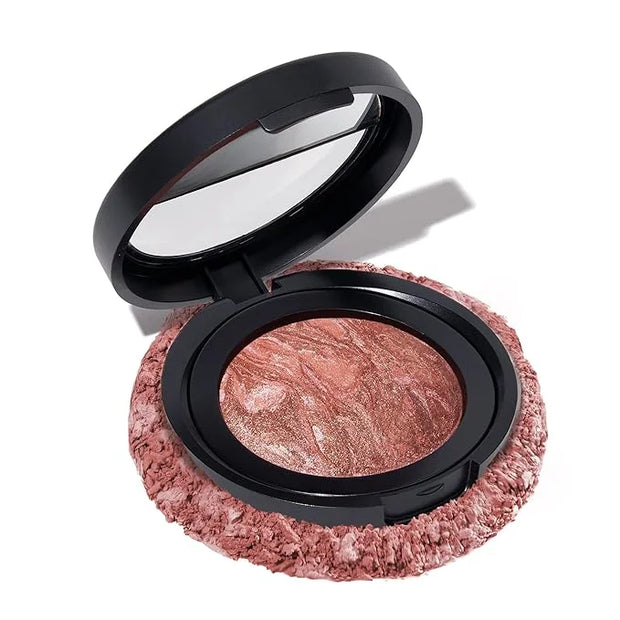 LAURA GELLER NEW YORK Baked Blush-n-Brighten Marbleized Blush - Sunswept - Creamy Lightweight - Satin Finish - Product Image