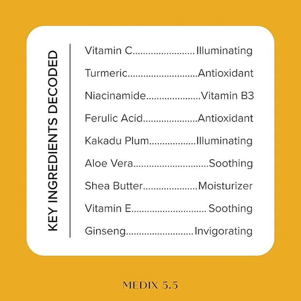 Medix 5.5 Vitamin C Cream Brightening Body Lotion & Face Moisturizer | Anti Aging Vitamin C Lotion For Women & Men Helps S...
